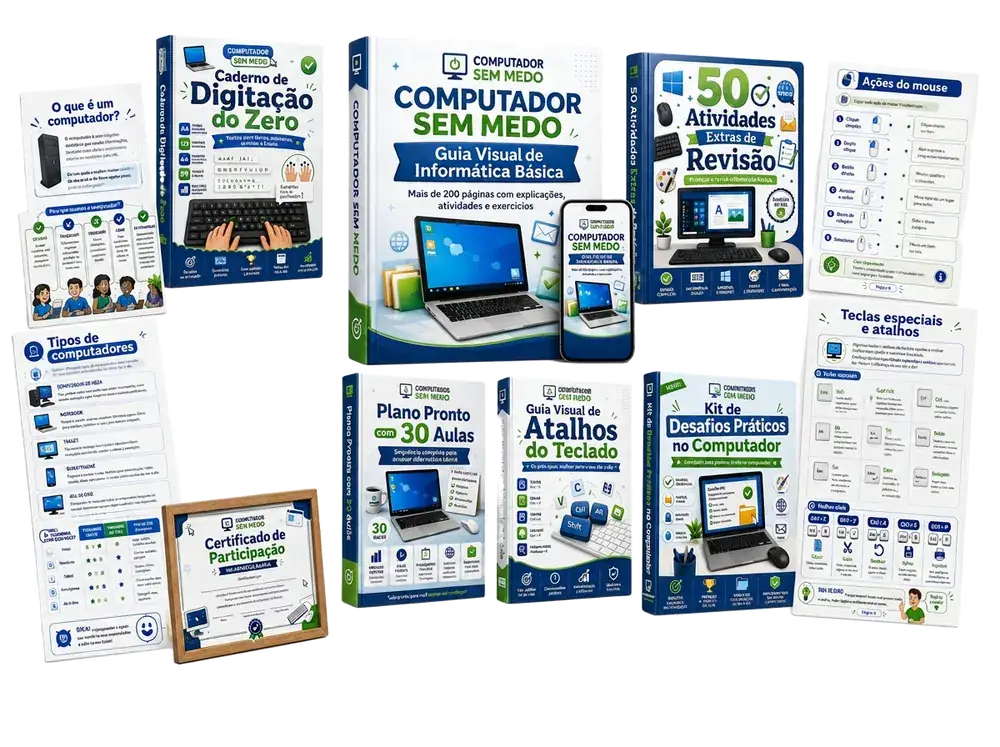 Kit Completo + Bônus — Computador Sem Medo